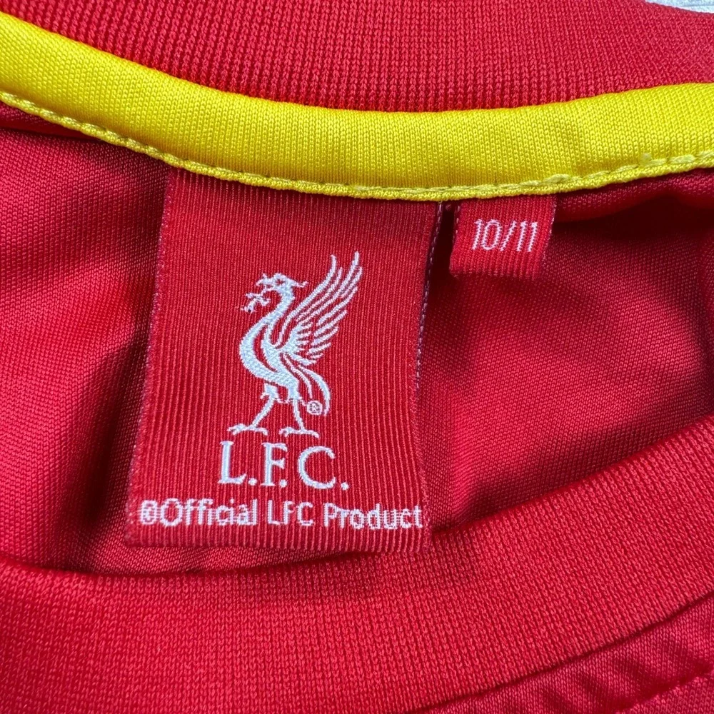 Liverpool FC Kids Jersey Mohamed Salah 11 Red Soccer Shirt Size 10/11 Yrs LFC